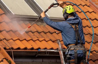 Démoussage et hydrofuge de toiture à Potelières